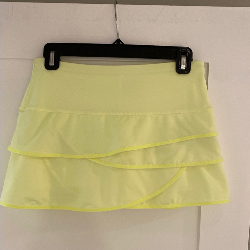 Lemon Yellow Layered Skirt